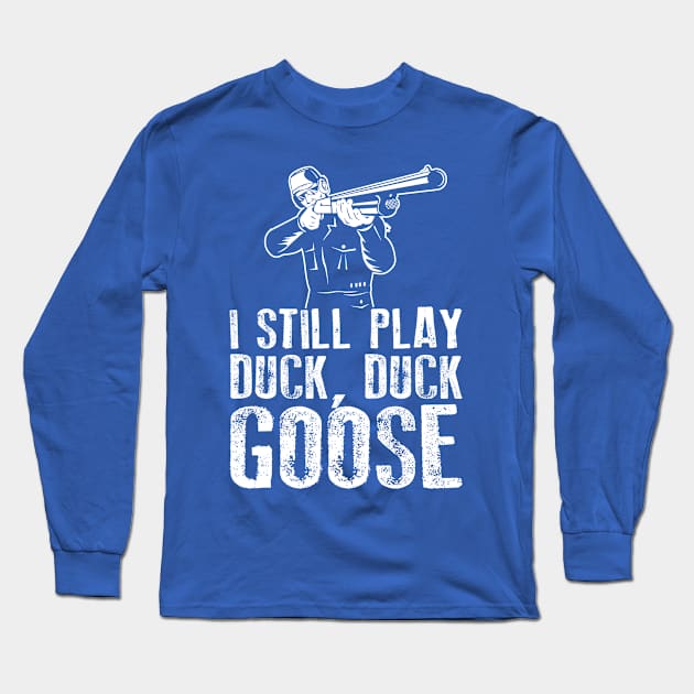 Duck Duck Goose Long Sleeve T-Shirt by veerkun